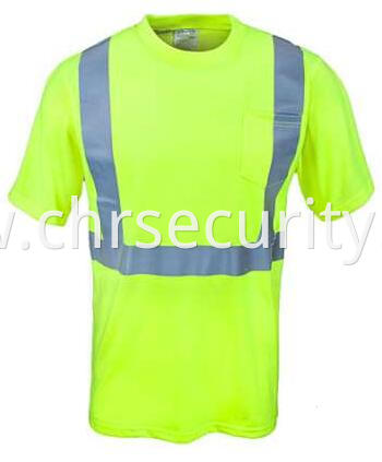 Men's Yellow High Visibility Class 2 Work Shirt (1)